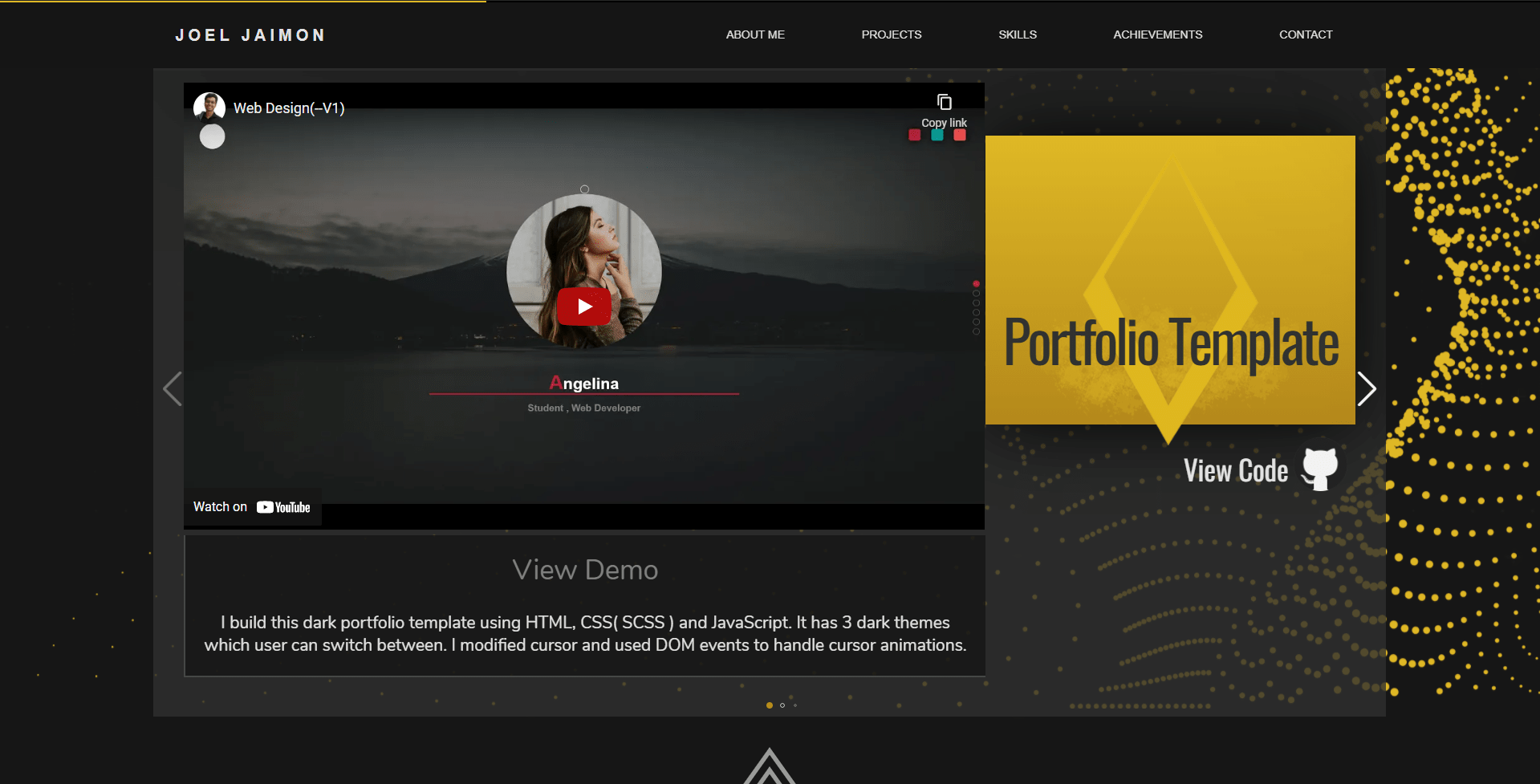 My Portfolio (Django) preview